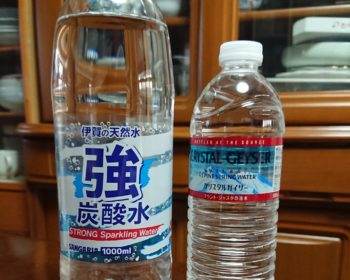 ペットボトルの水